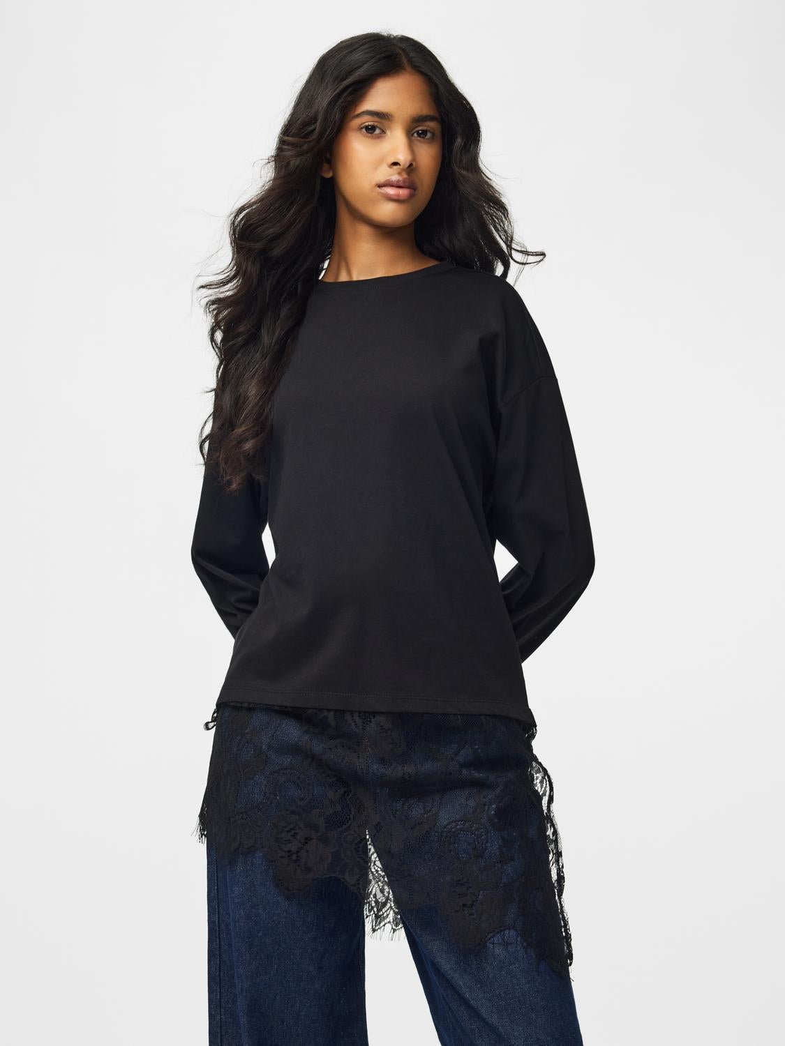 PCMAVE T-shirt - Black - VERO MODA & VILA Bergvik