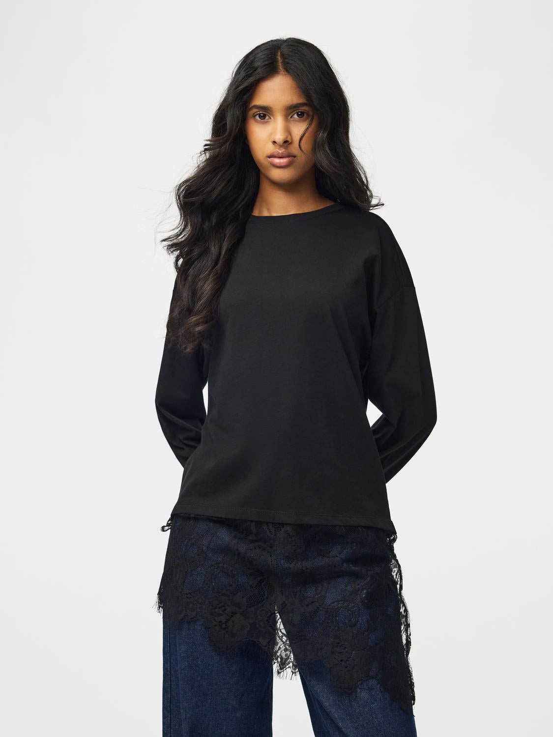 PCMAVE T-shirt - Black - VERO MODA & VILA Bergvik