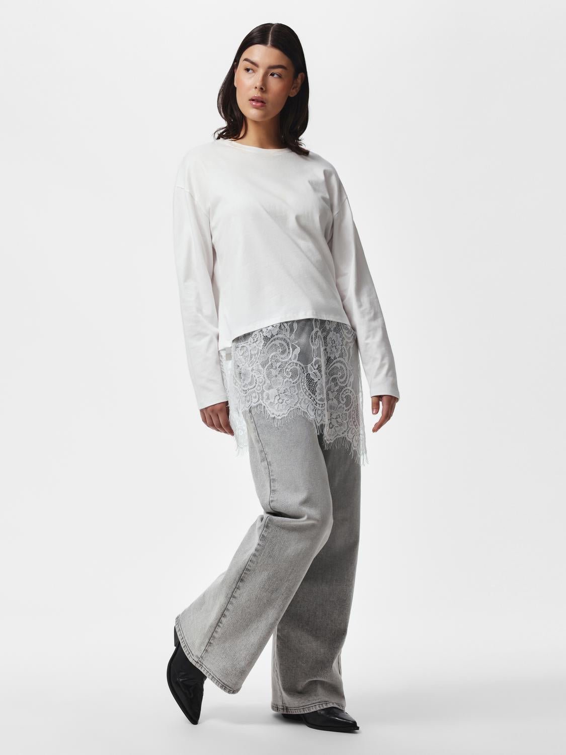 PCMAVE T-shirt - Bright White - VERO MODA & VILA Bergvik