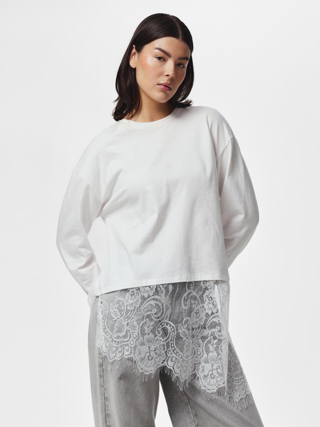 PCMAVE T-shirt - Bright White - VERO MODA & VILA Bergvik