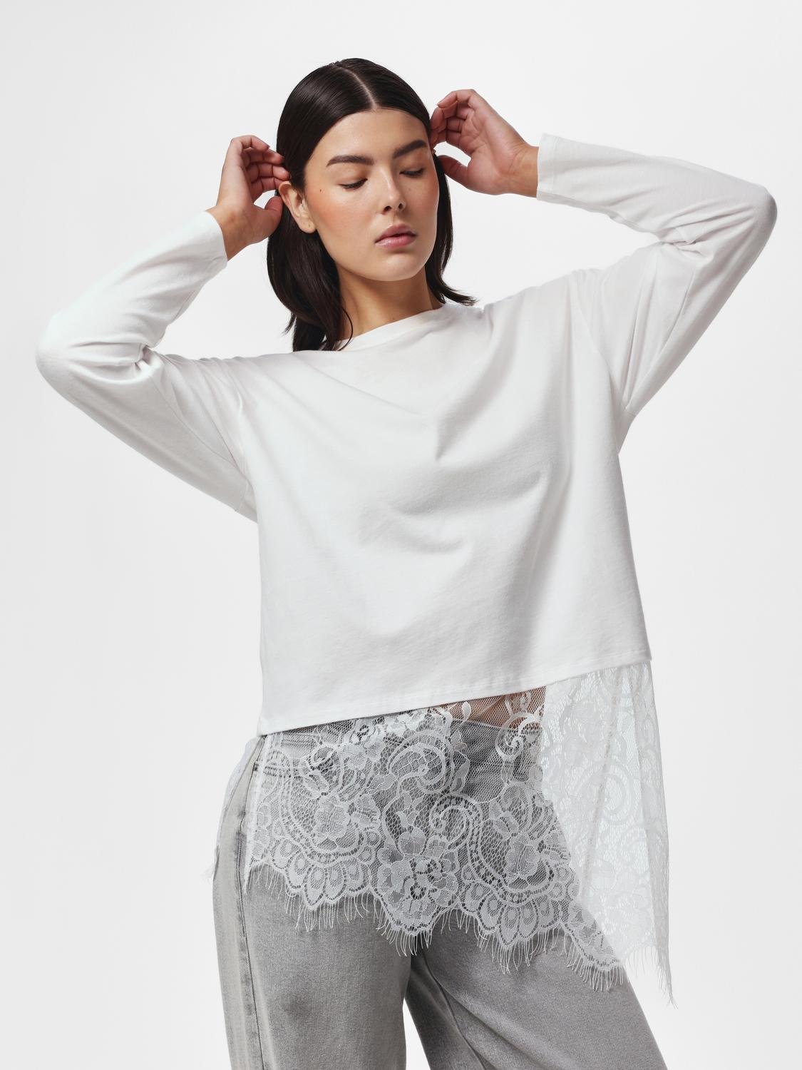 PCMAVE T-shirt - Bright White - VERO MODA & VILA Bergvik