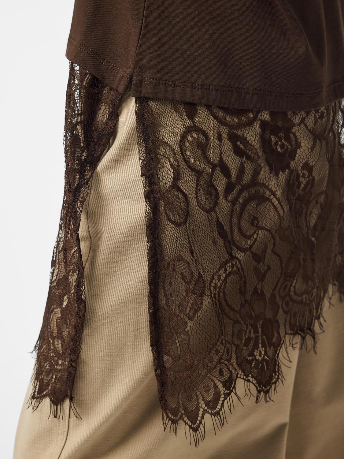 PCMAVE T-shirt - Hot Fudge - VERO MODA & VILA Bergvik
