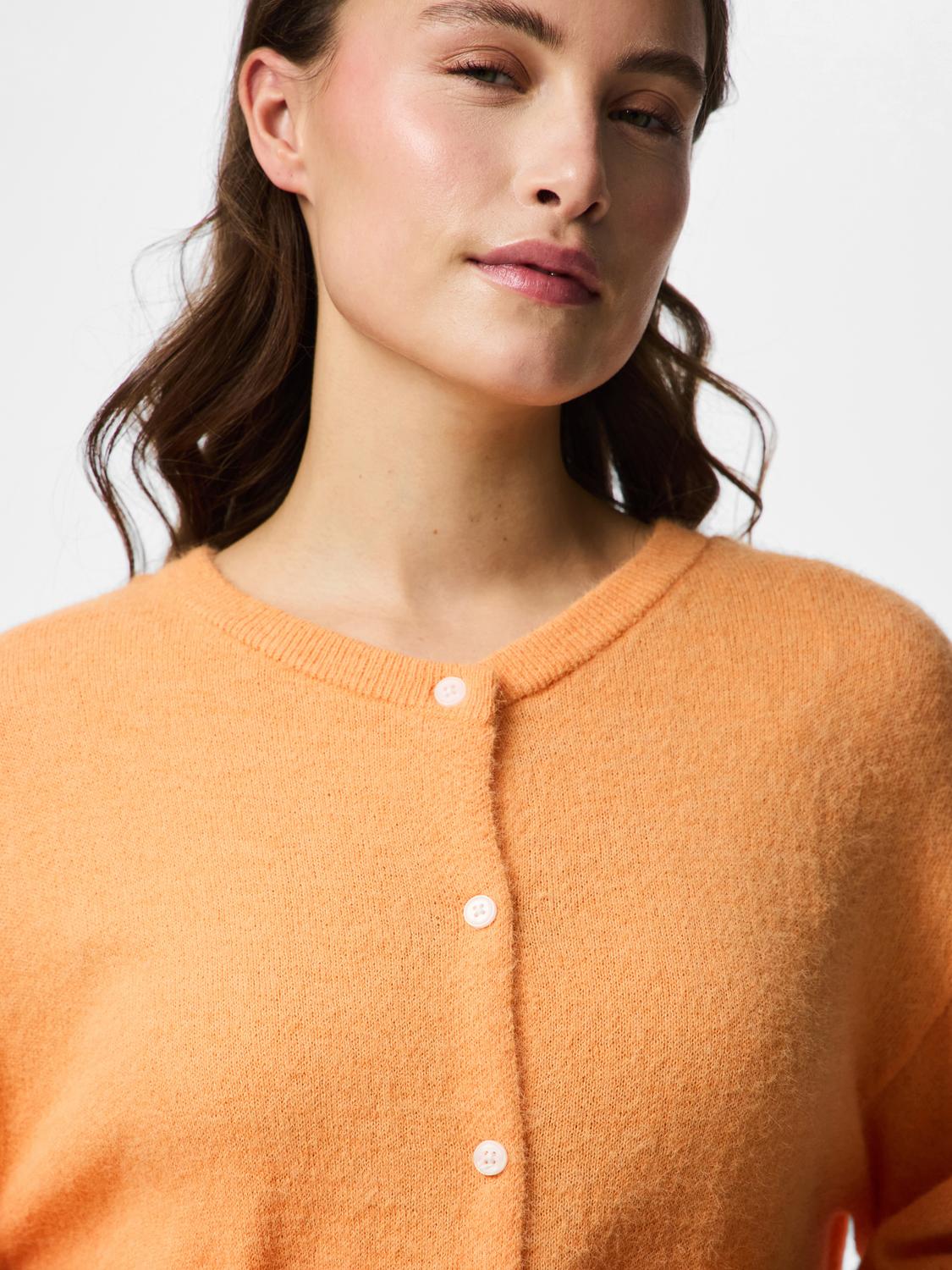 PCNAOMI Knit Cardigan - Russet Orange - VERO MODA & VILA Bergvik