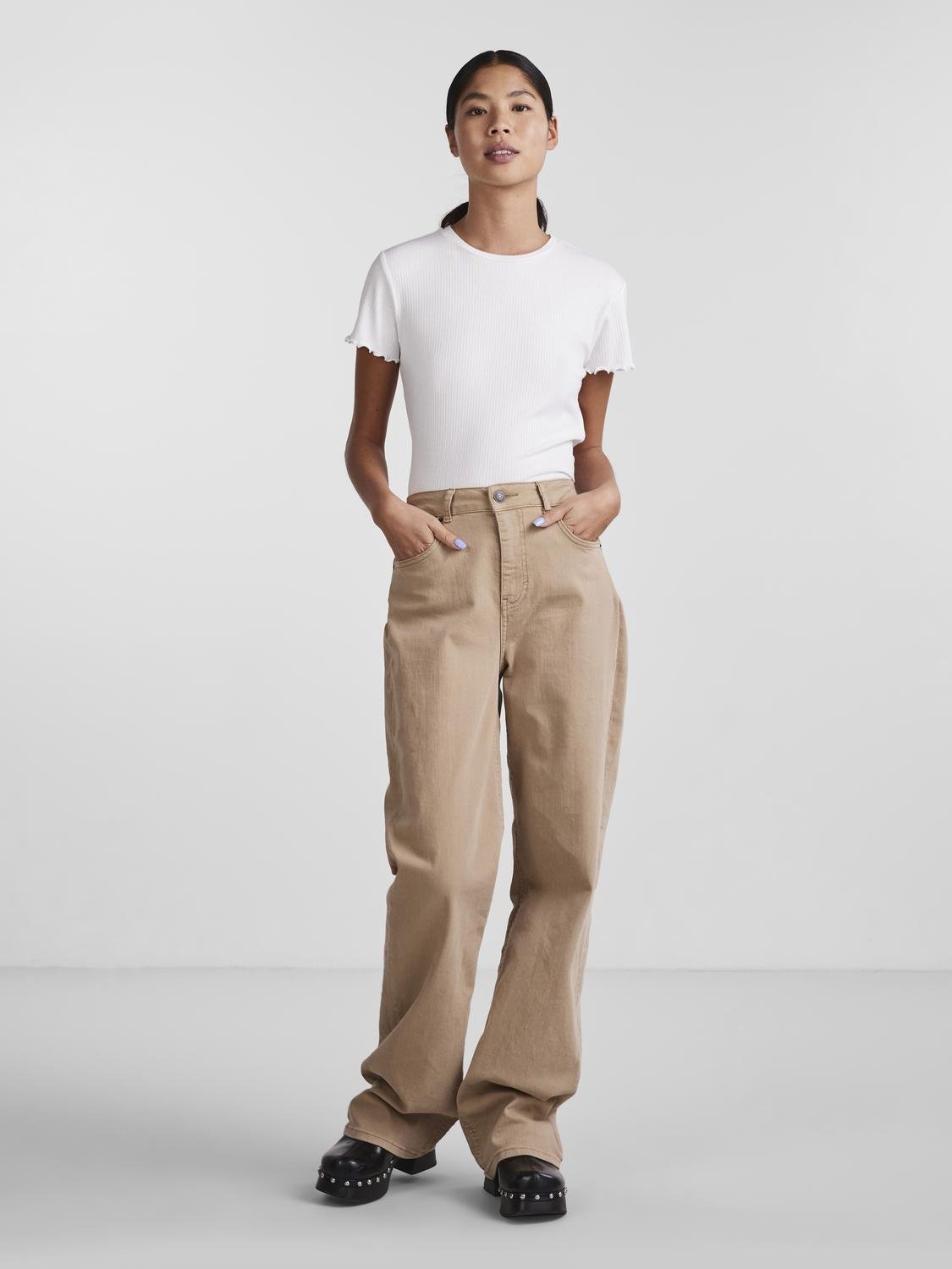 PCNICCA T-Shirt - Bright White - VERO MODA & VILA Bergvik
