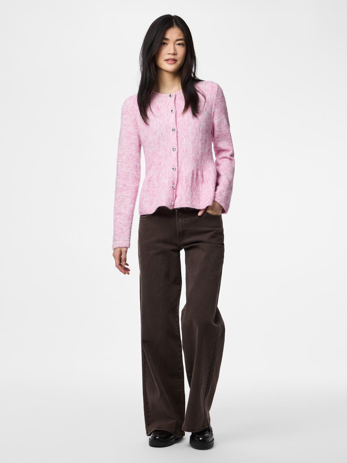 PCPINGE Knit Cardigan - Roseate Spoonbill - VERO MODA & VILA Bergvik