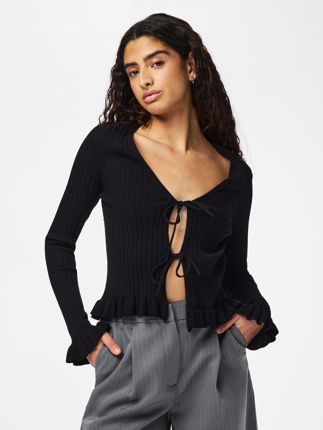 PCRAGNHILD Knitted Cardigan - Black - VERO MODA & VILA Bergvik