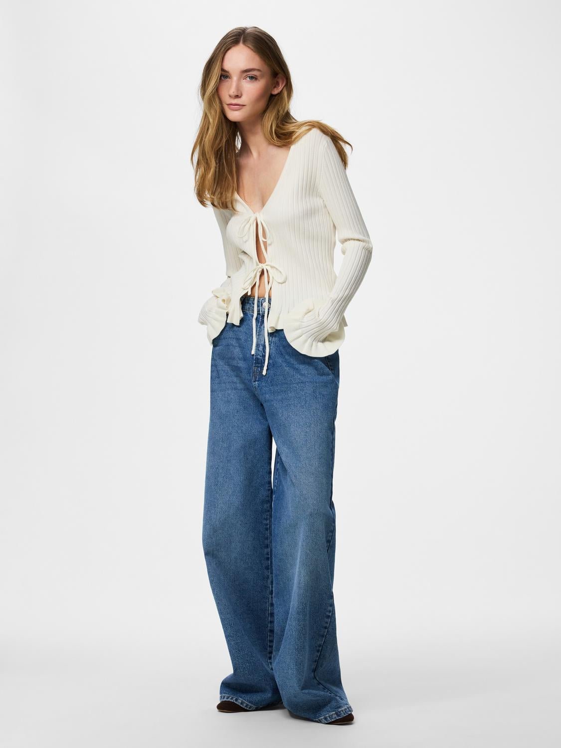 PCRAGNHILD Knitted Cardigan - Cloud Dancer - VERO MODA & VILA Bergvik