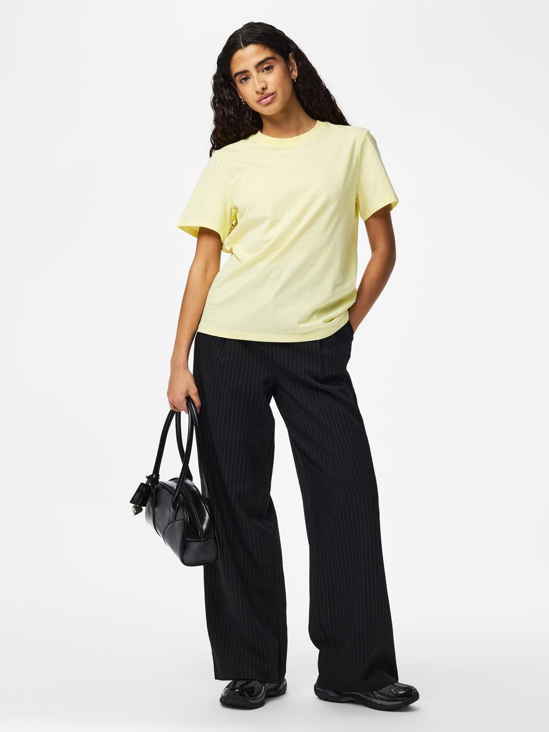 PCRIA T-Shirt - French Vanilla - VERO MODA & VILA Bergvik