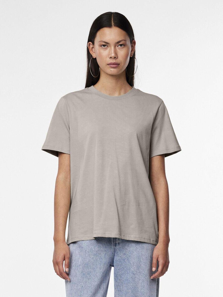 PCRIA T-Shirt - Silver Gray - VERO MODA & VILA Bergvik