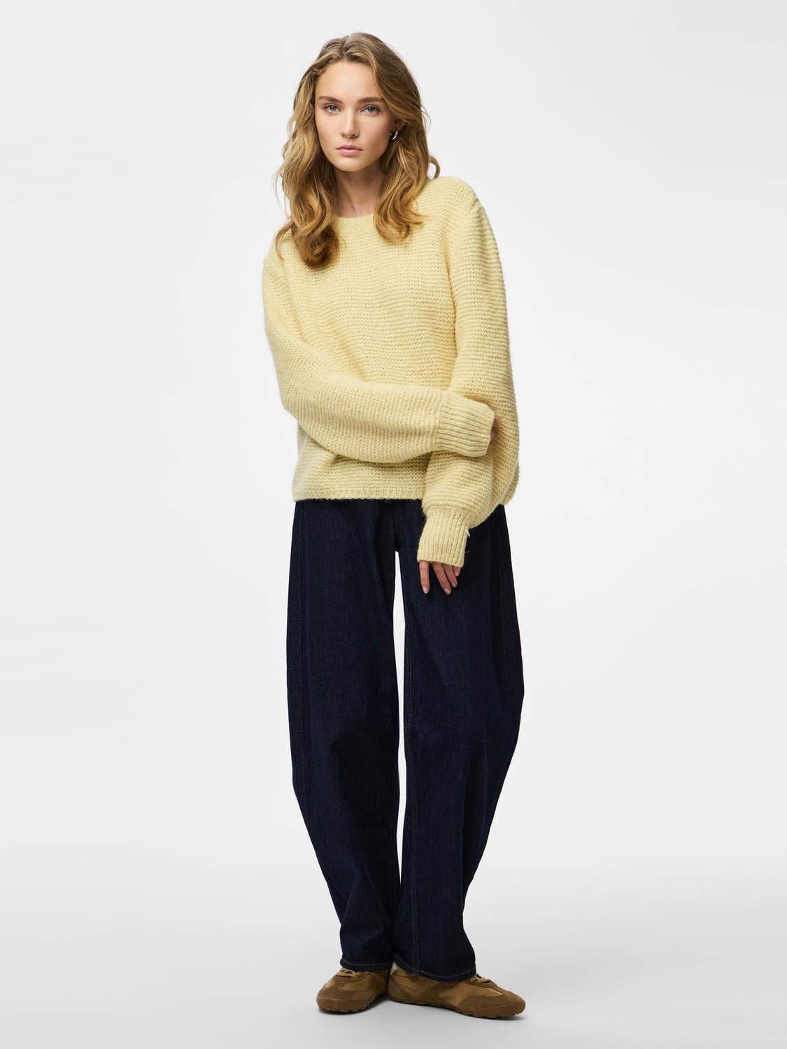 PCRINNA Pullover - French Vanilla - VERO MODA & VILA Bergvik