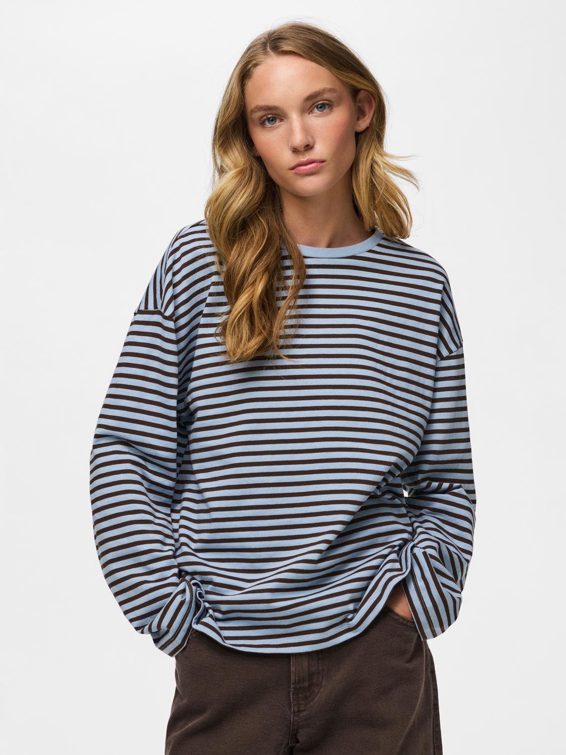 PCSADIE T-shirt - Cashmere Blue - VERO MODA & VILA Bergvik
