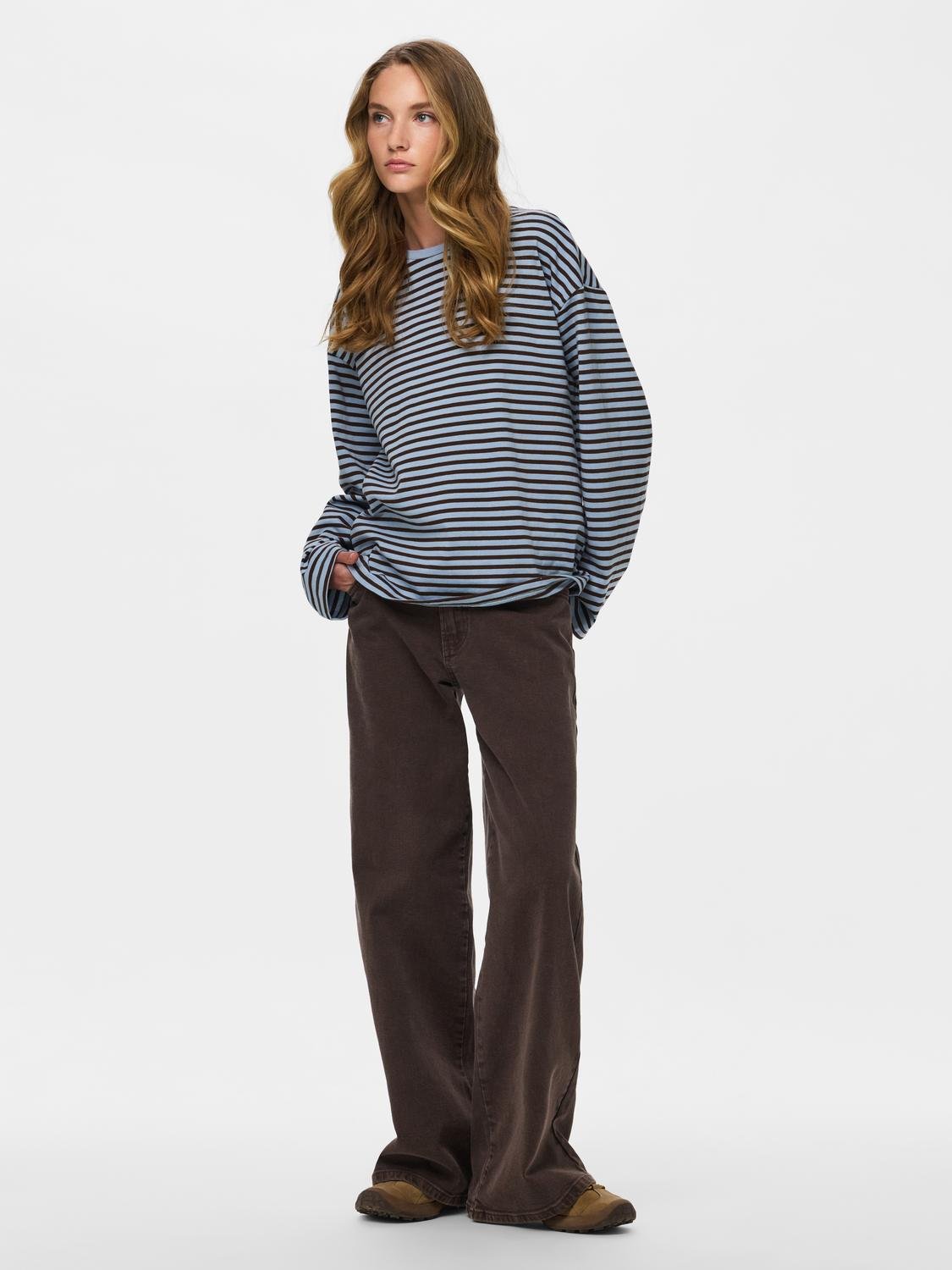 PCSADIE T-shirt - Cashmere Blue - VERO MODA & VILA Bergvik