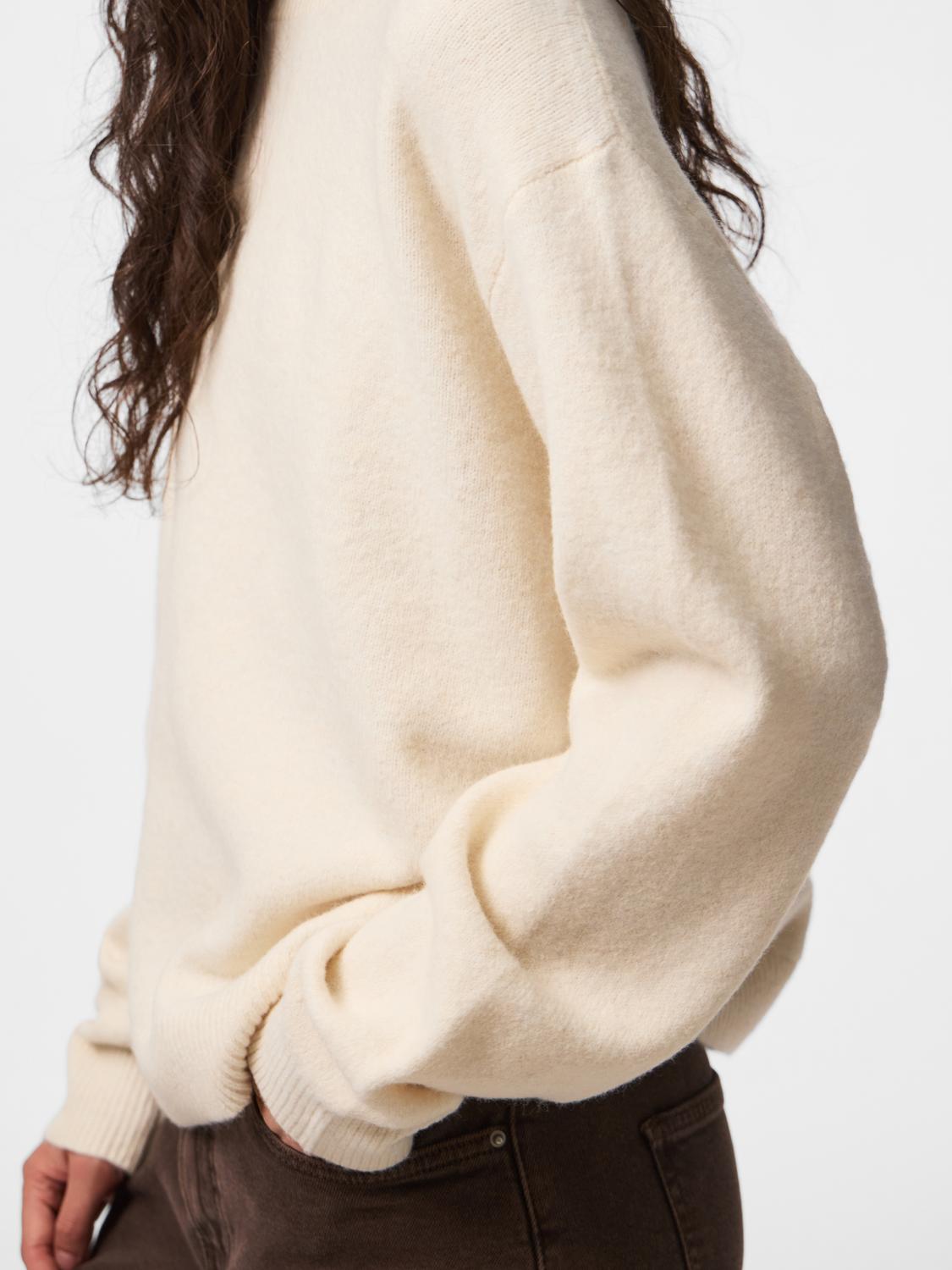 PCSALLY Knitted Top - Birch - VERO MODA & VILA Bergvik