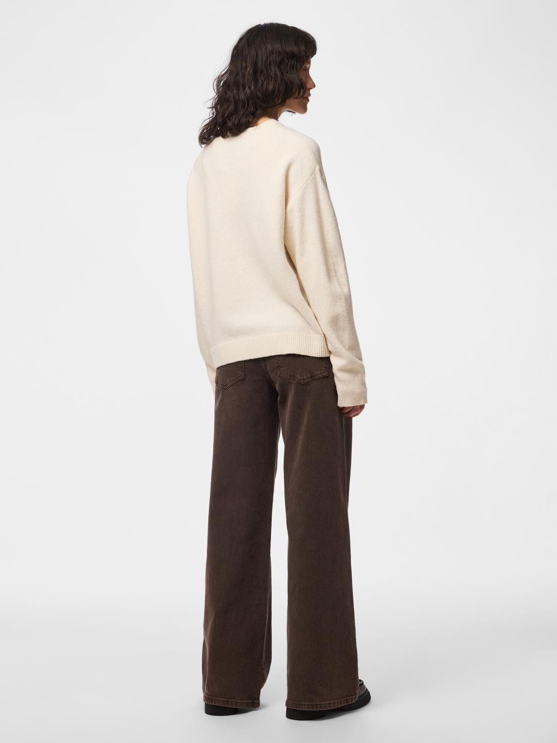 PCSALLY Knitted Top - Birch - VERO MODA & VILA Bergvik