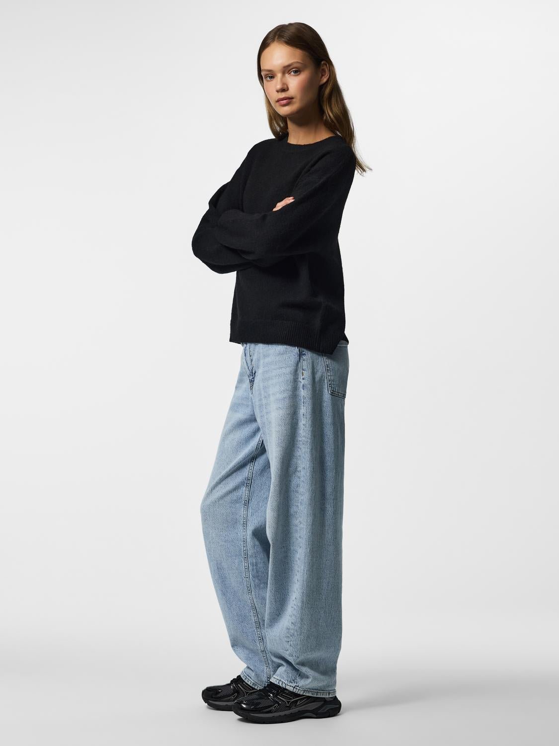 PCSALLY Knitted Top - Black - VERO MODA & VILA Bergvik