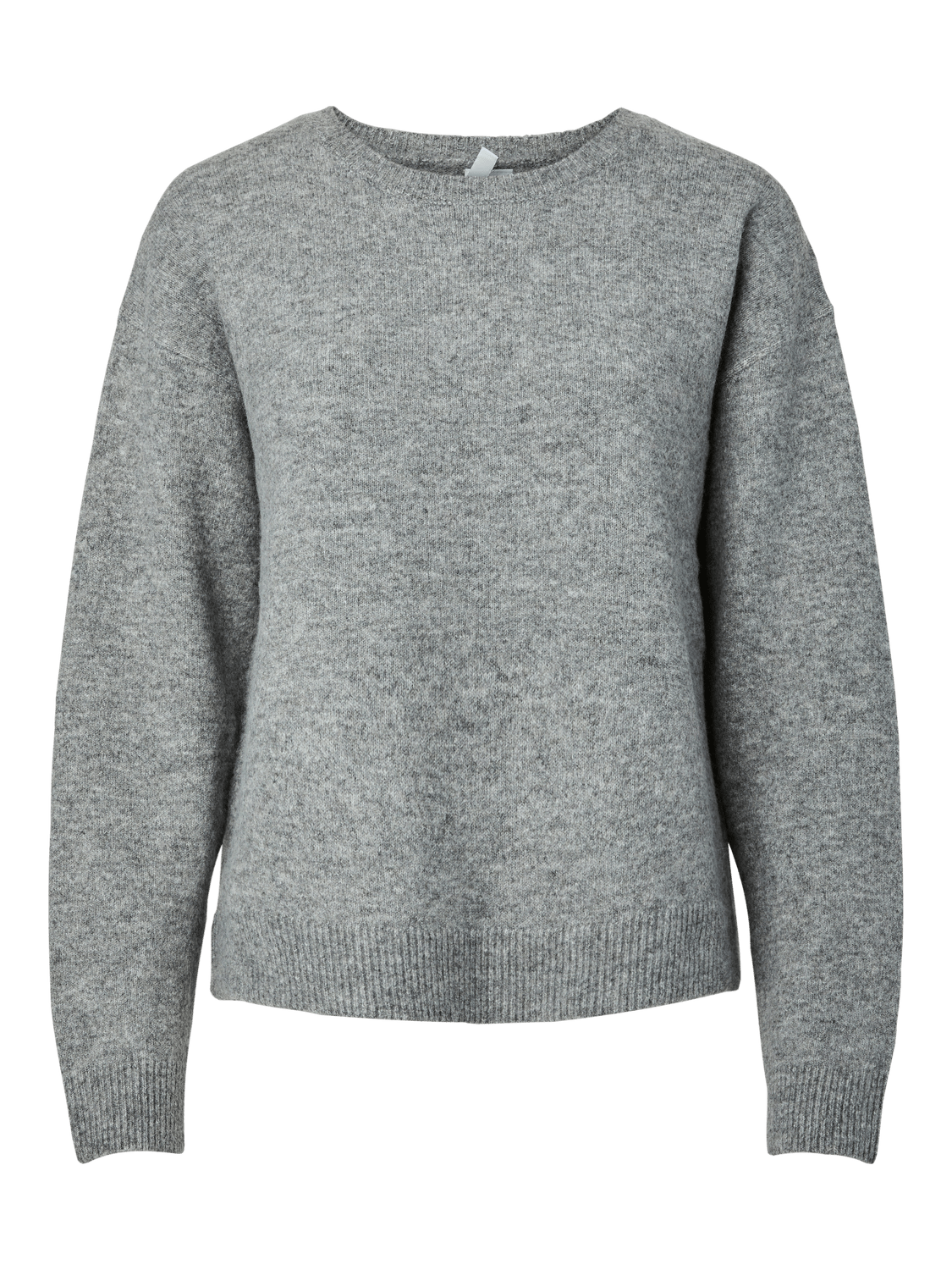 PCSALLY Knitted Top - Medium Grey Melange - VERO MODA & VILA Bergvik