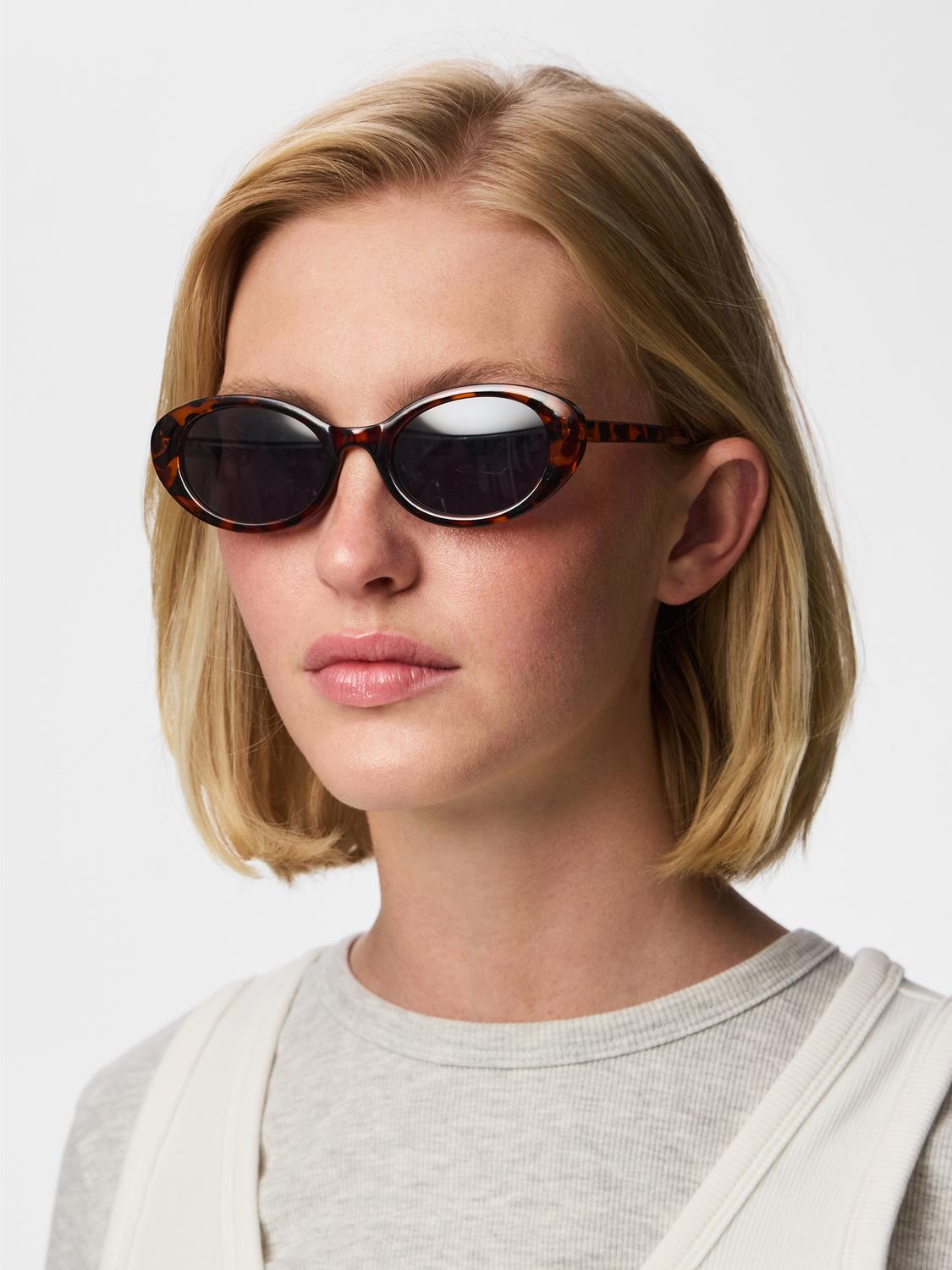 PCSANNA Sunglasses - Brown Stone - VERO MODA & VILA Bergvik