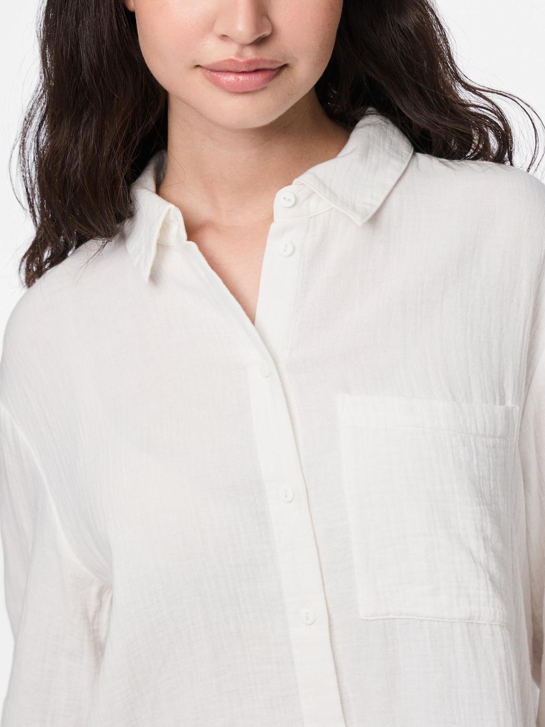 PCSASTINA Shirt - Cloud Dancer - VERO MODA & VILA Bergvik