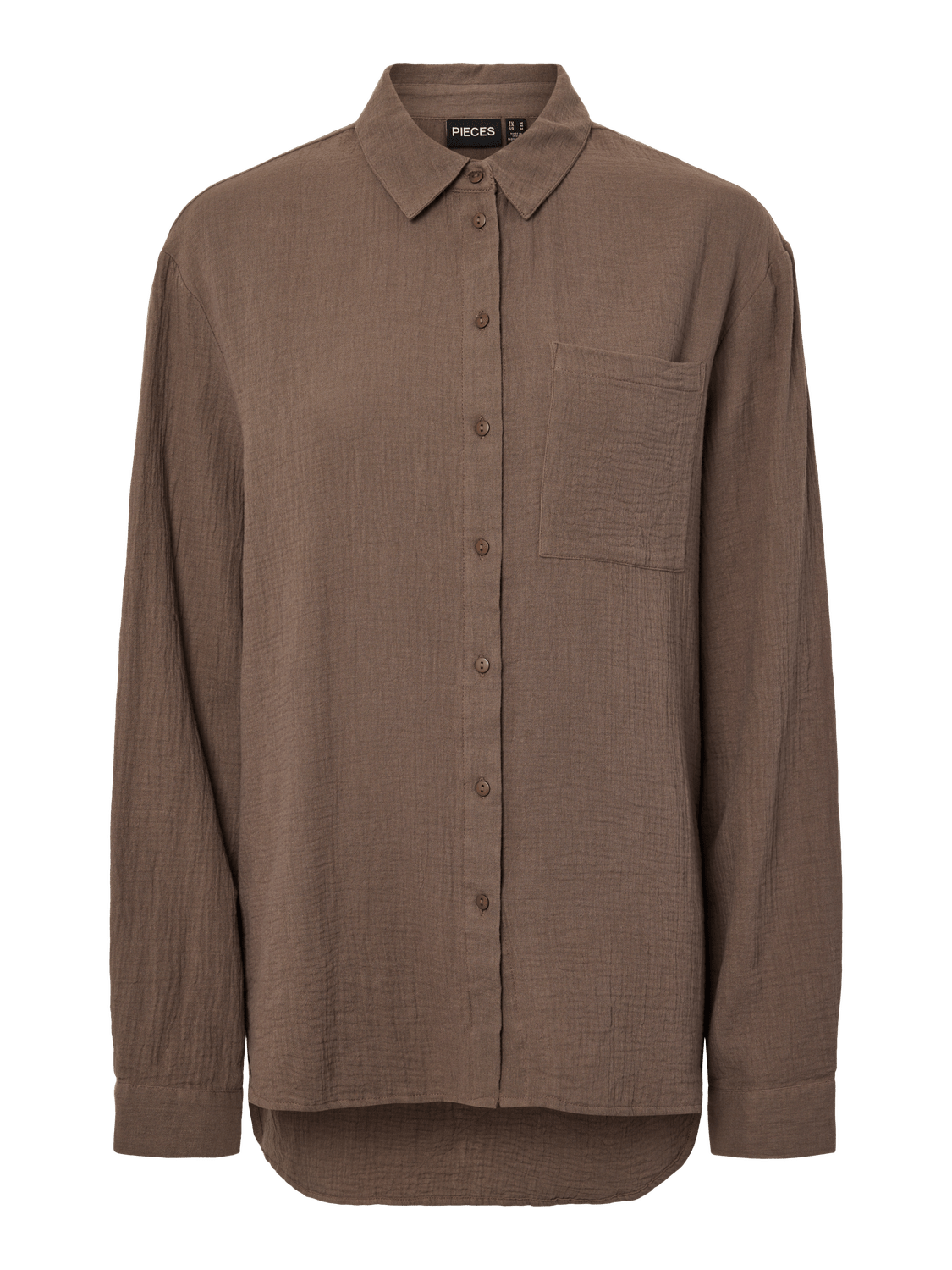 PCSASTINA Shirt - Coffee Quartz - VERO MODA & VILA Bergvik