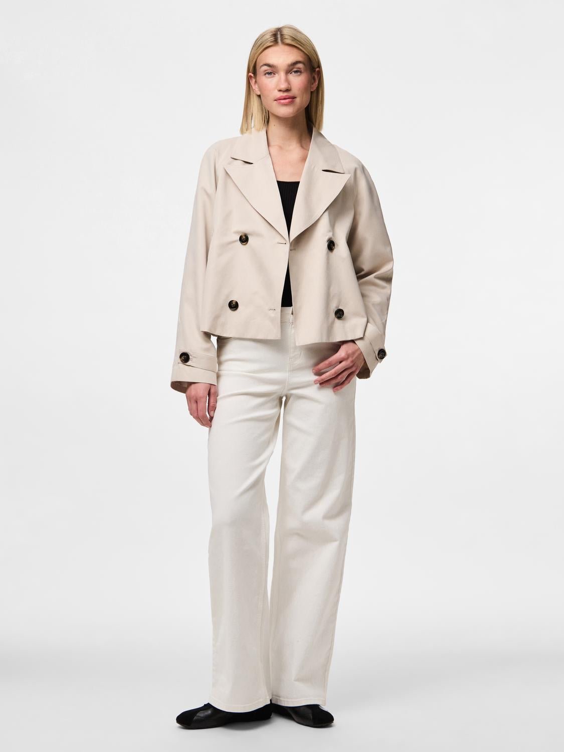 PCSCARLETT Jacket - Silver Gray - VERO MODA & VILA Bergvik