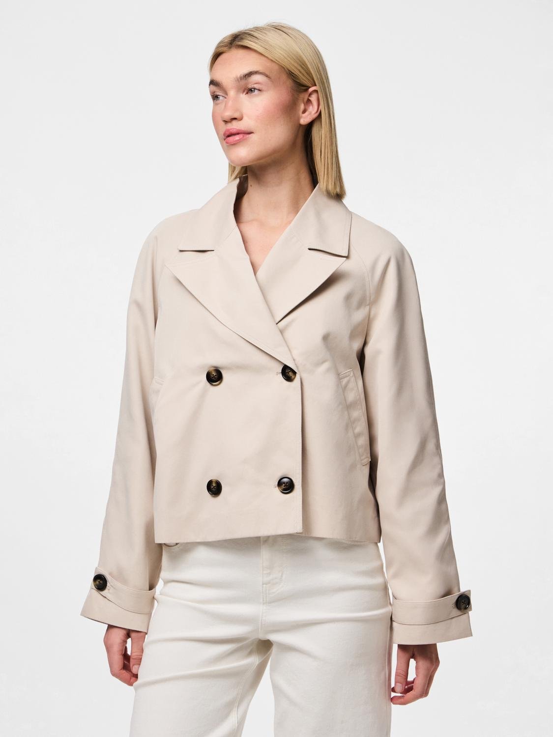 PCSCARLETT Jacket - Silver Gray - VERO MODA & VILA Bergvik