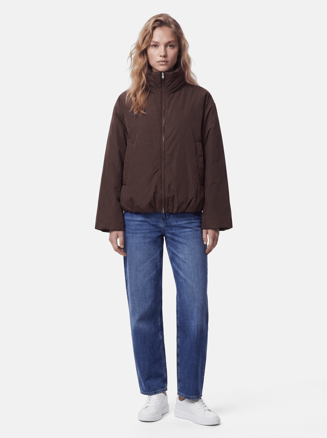PCSIF Quilted Jacket - Hot Fudge - VERO MODA & VILA Bergvik