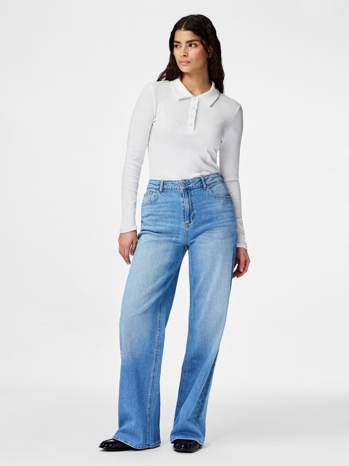 PCSILKE Jeans - Light Blue Denim - VERO MODA & VILA Bergvik