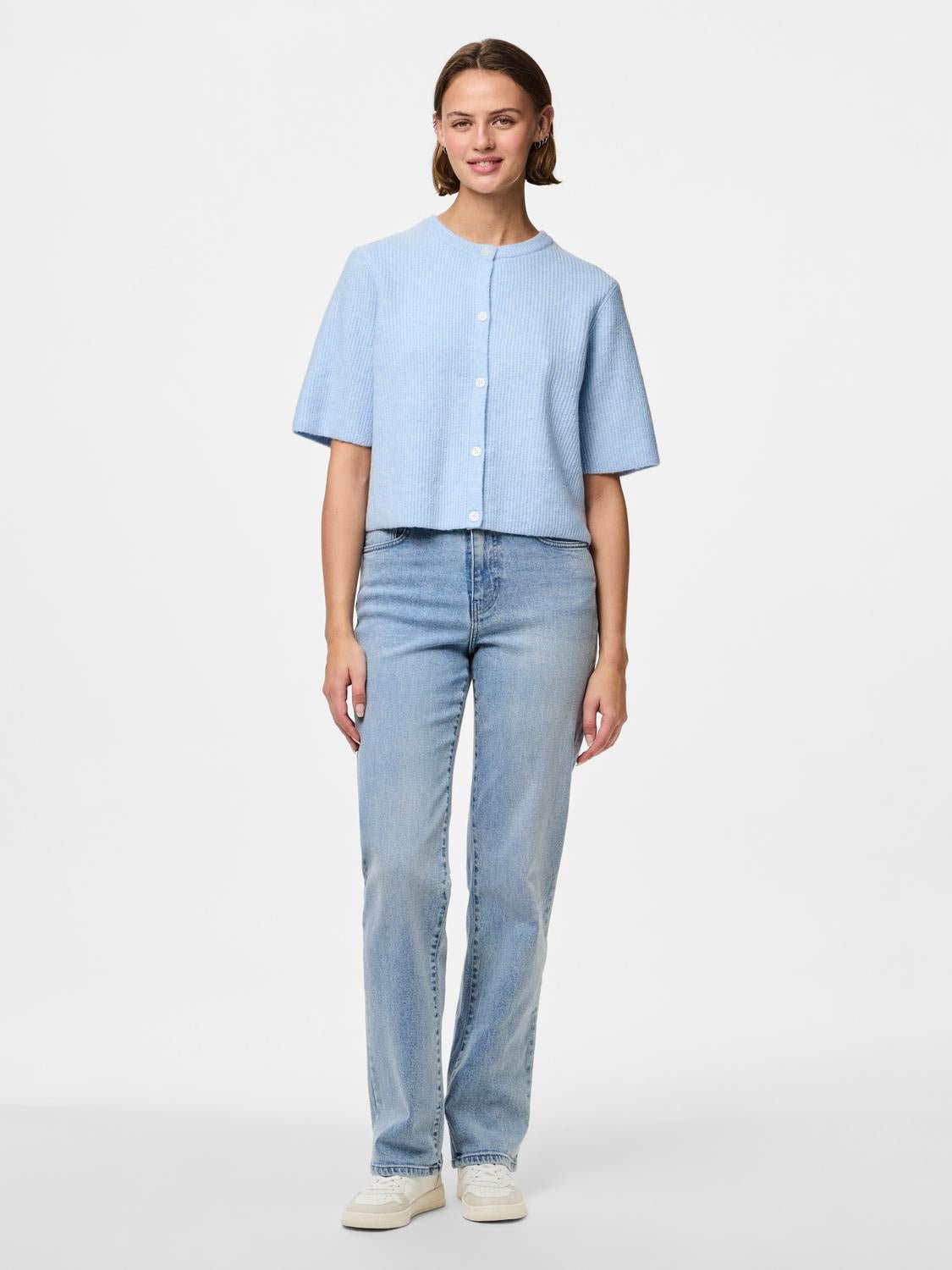 PCSILLY Knit Cardigan - Cashmere Blue - VERO MODA & VILA Bergvik