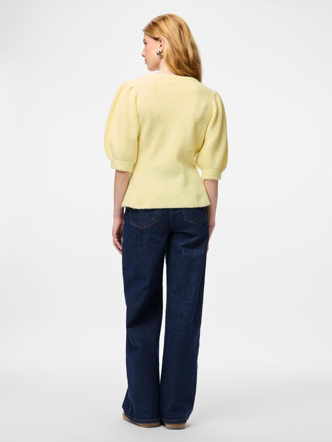 PCSILLY Knit Cardigan - Pale Banana - VERO MODA & VILA Bergvik