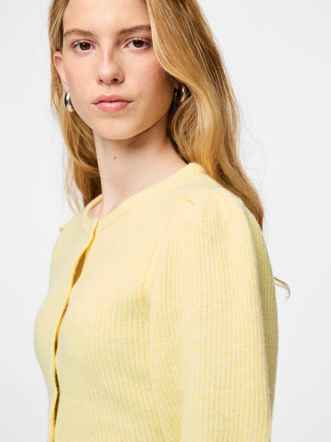 PCSILLY Knit Cardigan - Pale Banana - VERO MODA & VILA Bergvik