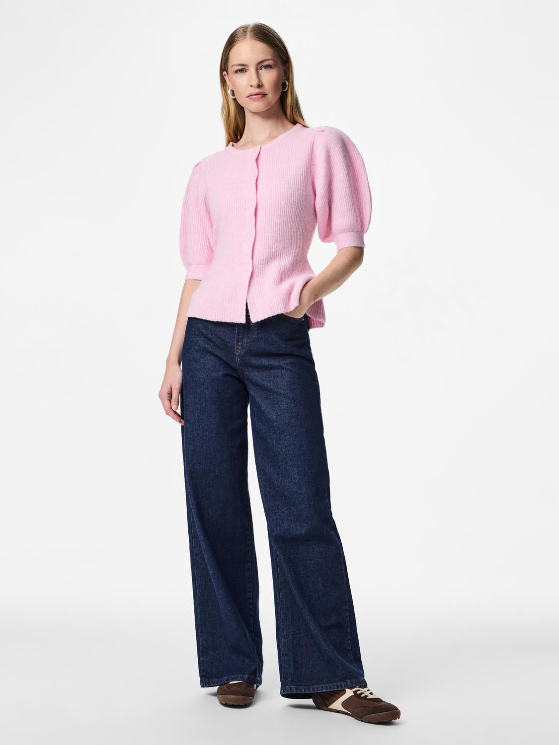 PCSILLY Knit Cardigan - Roseate Spoonbill - VERO MODA & VILA Bergvik