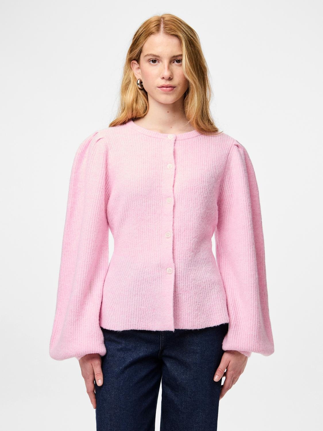 PCSILLY Knit Cardigan - Roseate Spoonbill - VERO MODA & VILA Bergvik