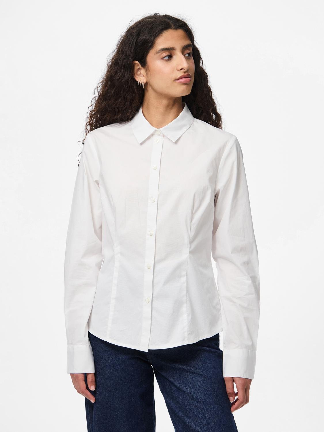 PCSUSSI Shirt - Bright White - VERO MODA & VILA Bergvik