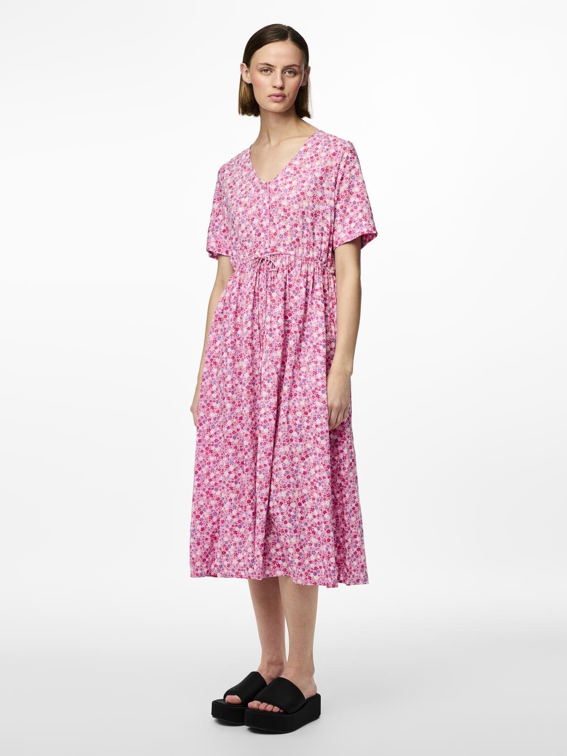 PCTALA Midi Dress - Hot Pink - VERO MODA & VILA Bergvik