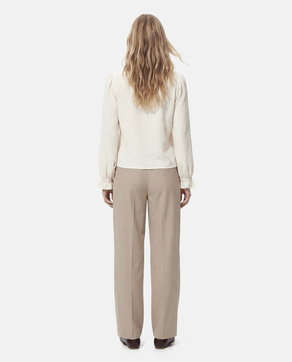 PCTIFFANY Top - Cloud Dancer - VERO MODA & VILA Bergvik