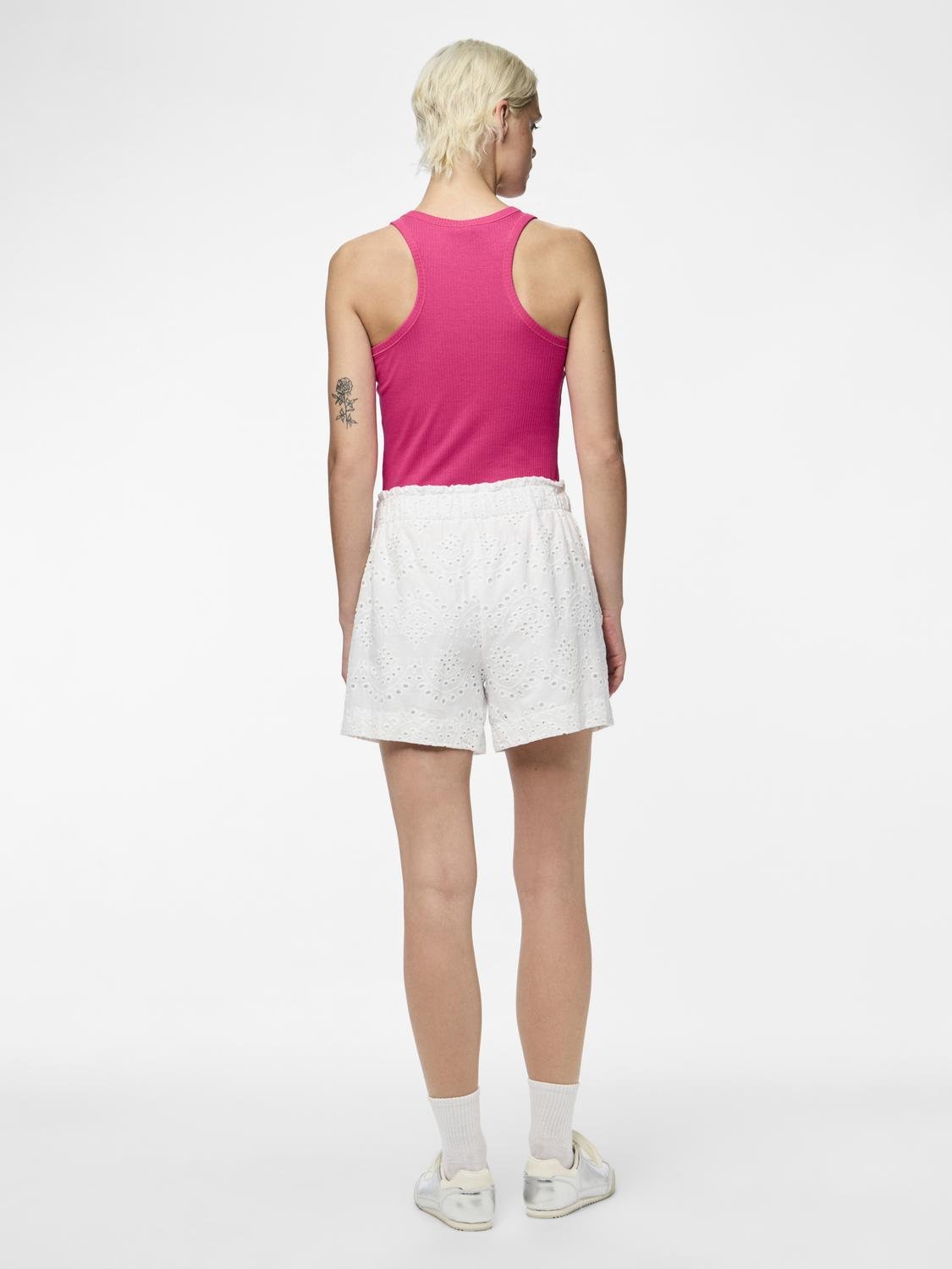 PCVILDE Shorts - Bright White - VERO MODA & VILA Bergvik