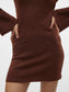 SNFRIDA Short Dress - Fired Brick - VERO MODA & VILA Bergvik