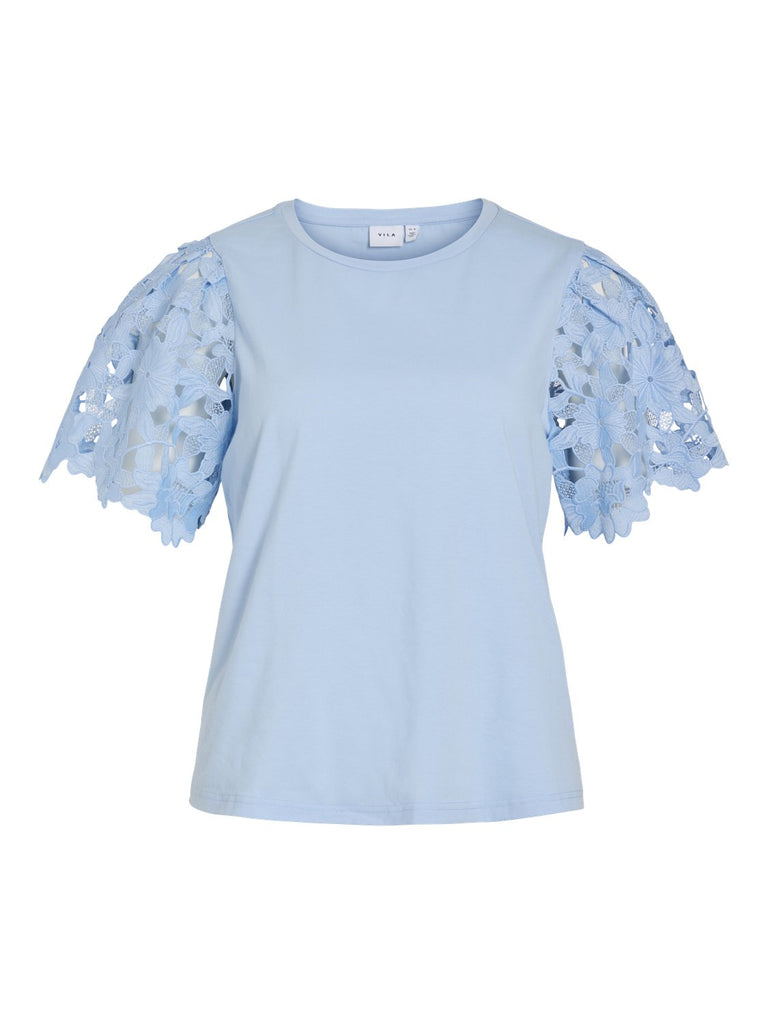 VIABBEY T-Shirts & Tops - Kentucky Blue - VERO MODA & VILA Bergvik