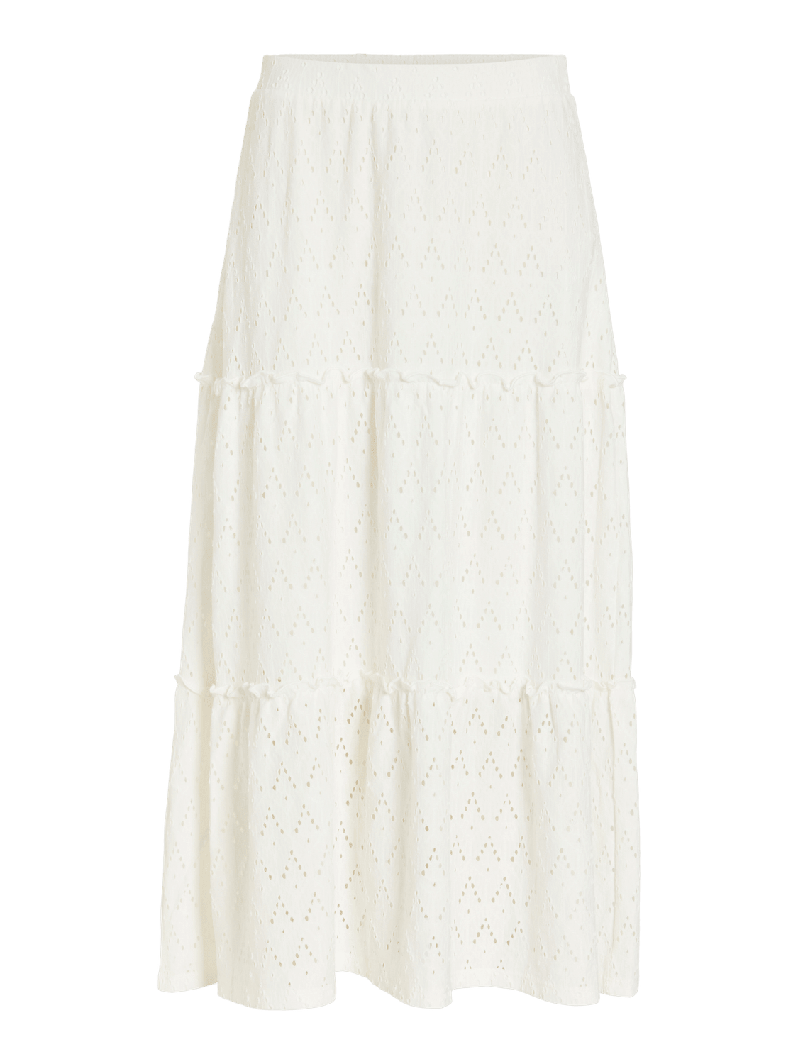 VIAMALINA Midi Skirt - Snow White - VERO MODA & VILA Bergvik