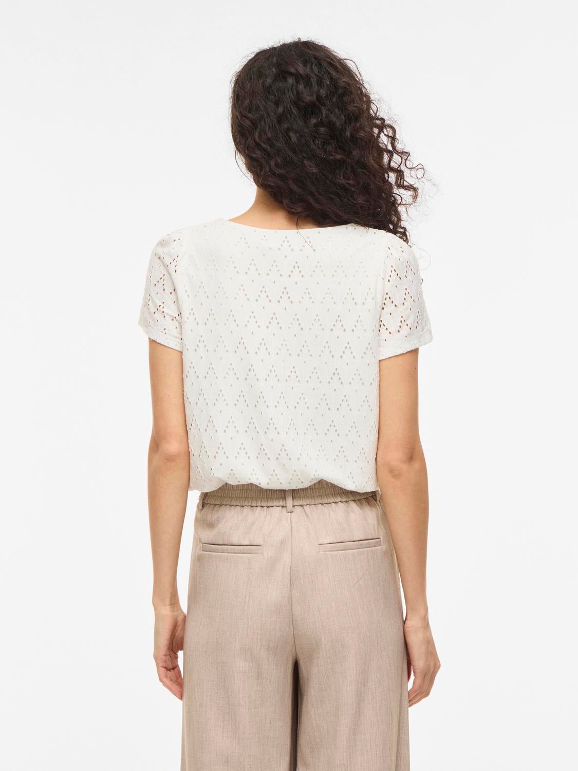 VIAMALINA Top - Snow White - VERO MODA & VILA Bergvik