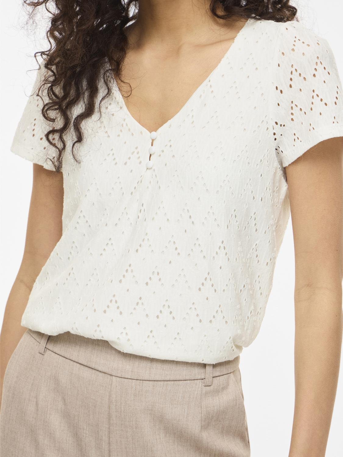 VIAMALINA Top - Snow White - VERO MODA & VILA Bergvik