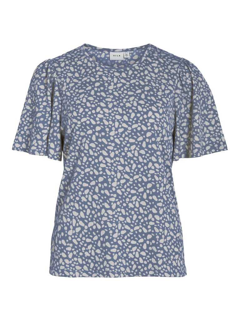 VIANIK T-Shirt - Coronet Blue - VERO MODA & VILA Bergvik