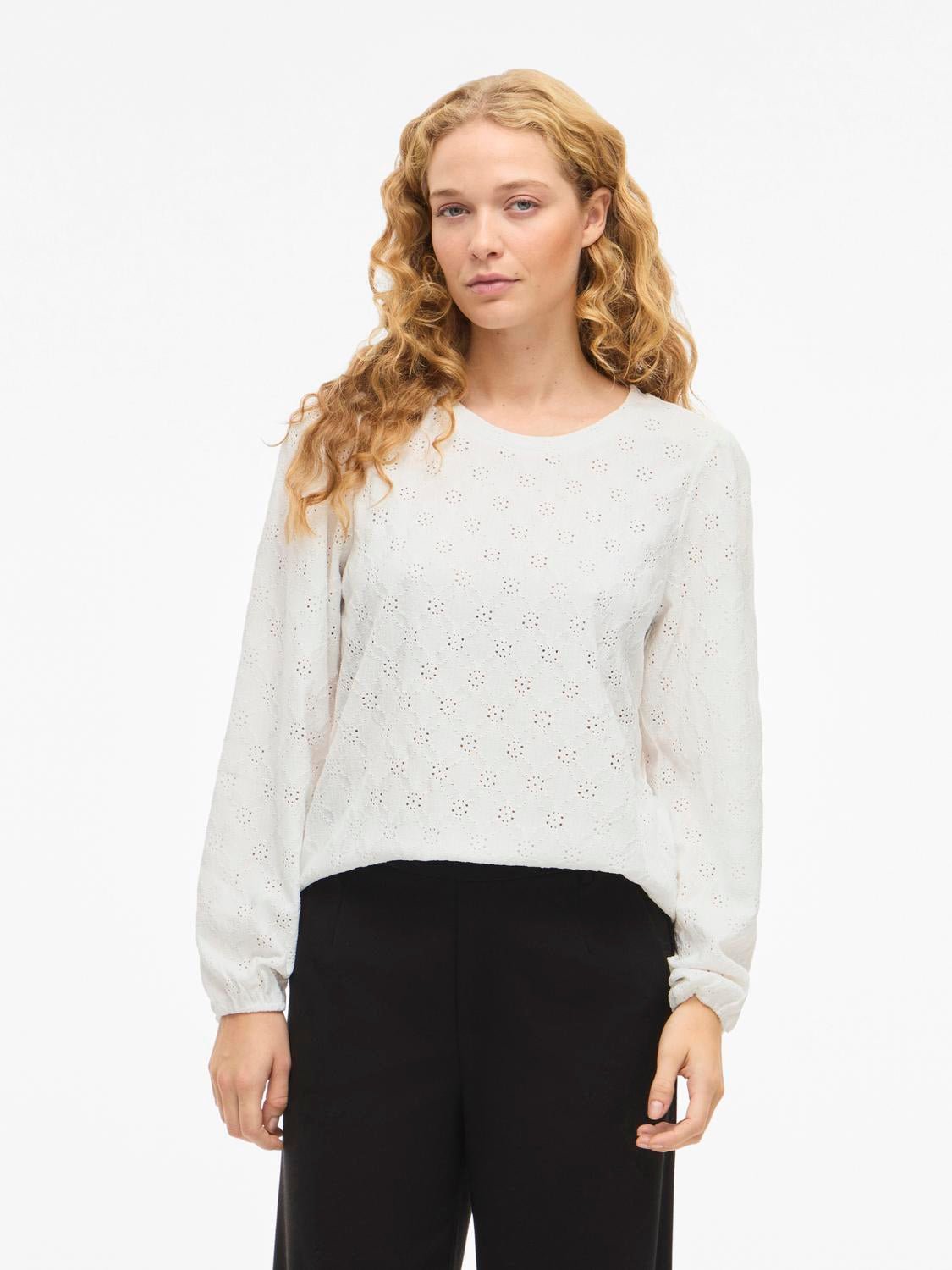 VIASTA Top - Snow White - VERO MODA & VILA Bergvik