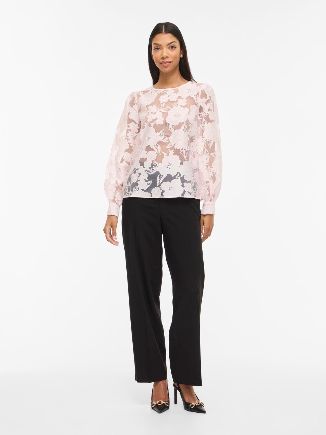 VIBILLIE Top - Cherry Blossom - VERO MODA & VILA Bergvik
