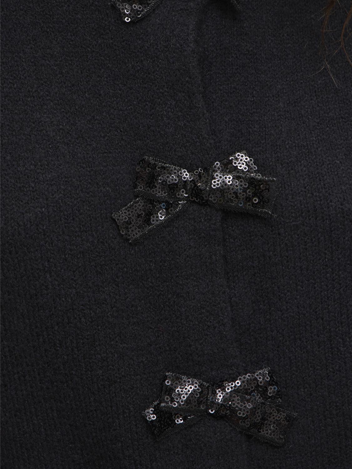 VIBRIANNA Knit Cardigan - Black Beauty - VERO MODA & VILA Bergvik