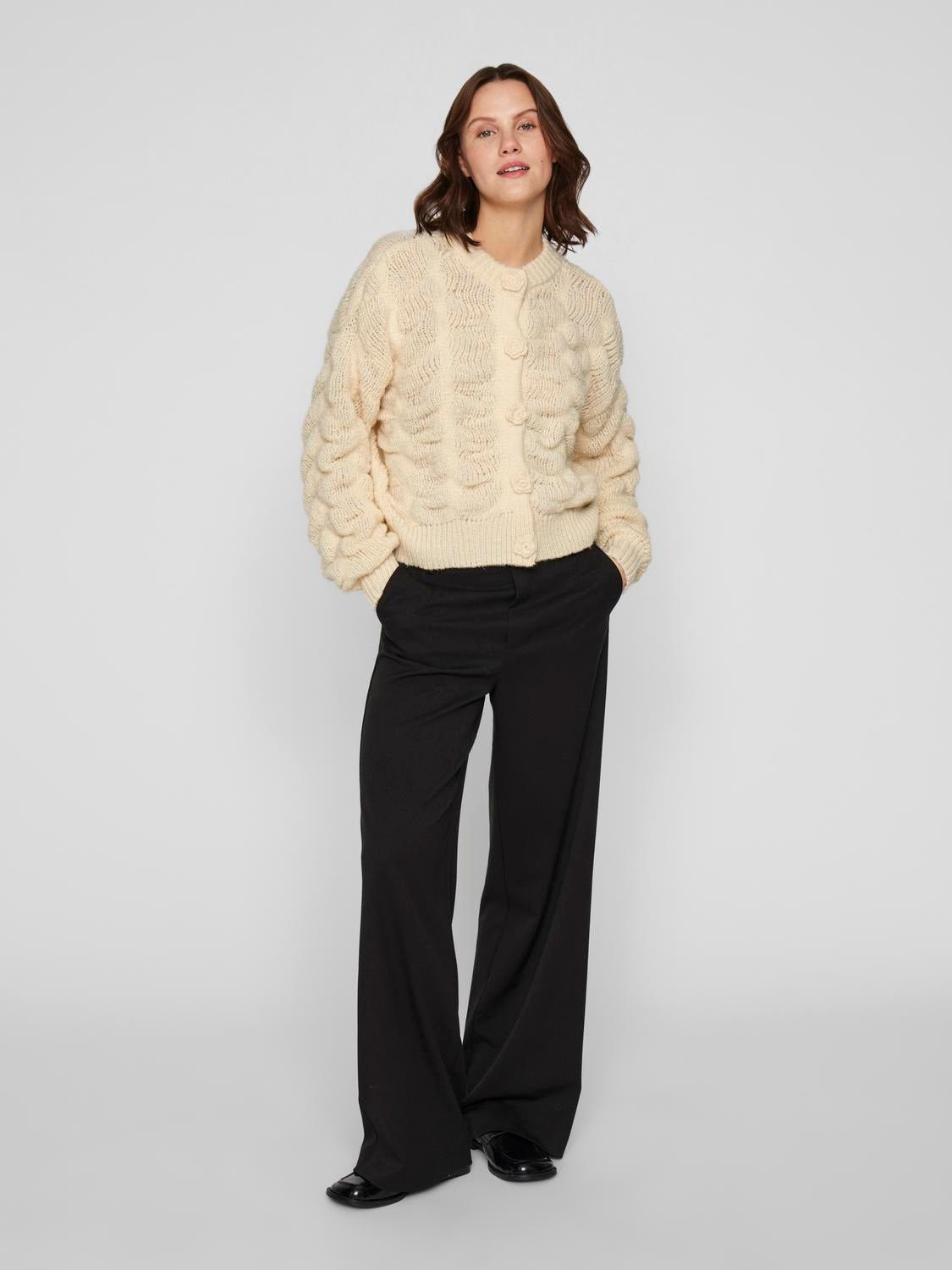 VICHANA Knit Cardigan - Birch - VERO MODA & VILA Bergvik