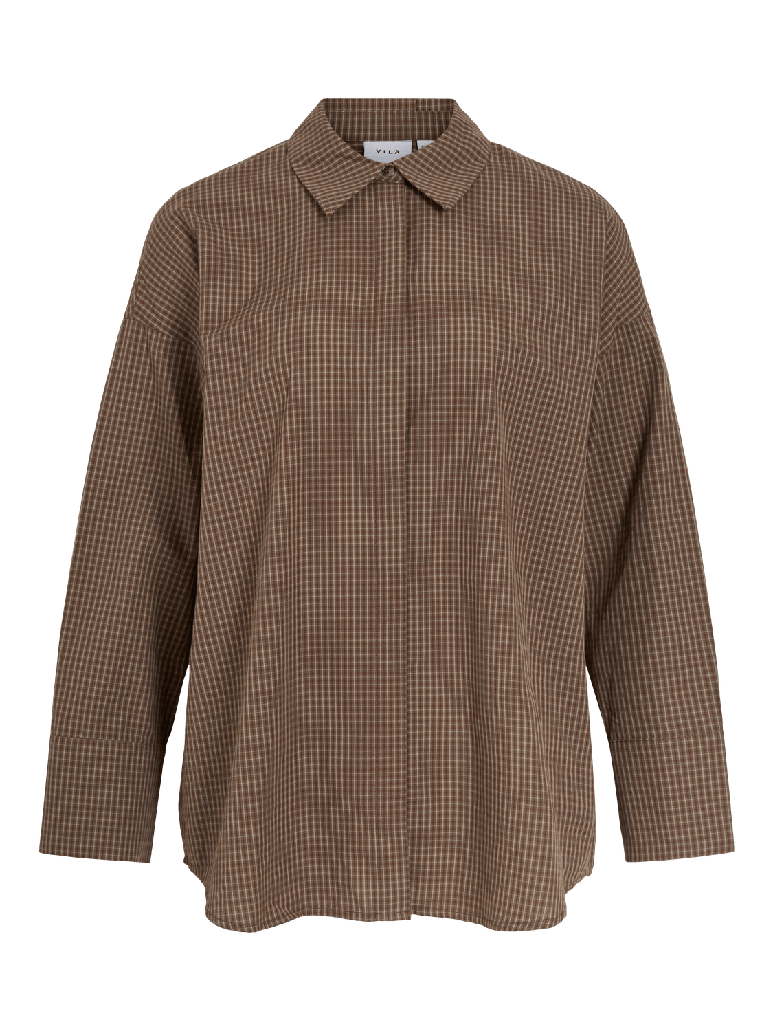 VICHEK Shirt - Coffee Bean - VERO MODA & VILA Bergvik