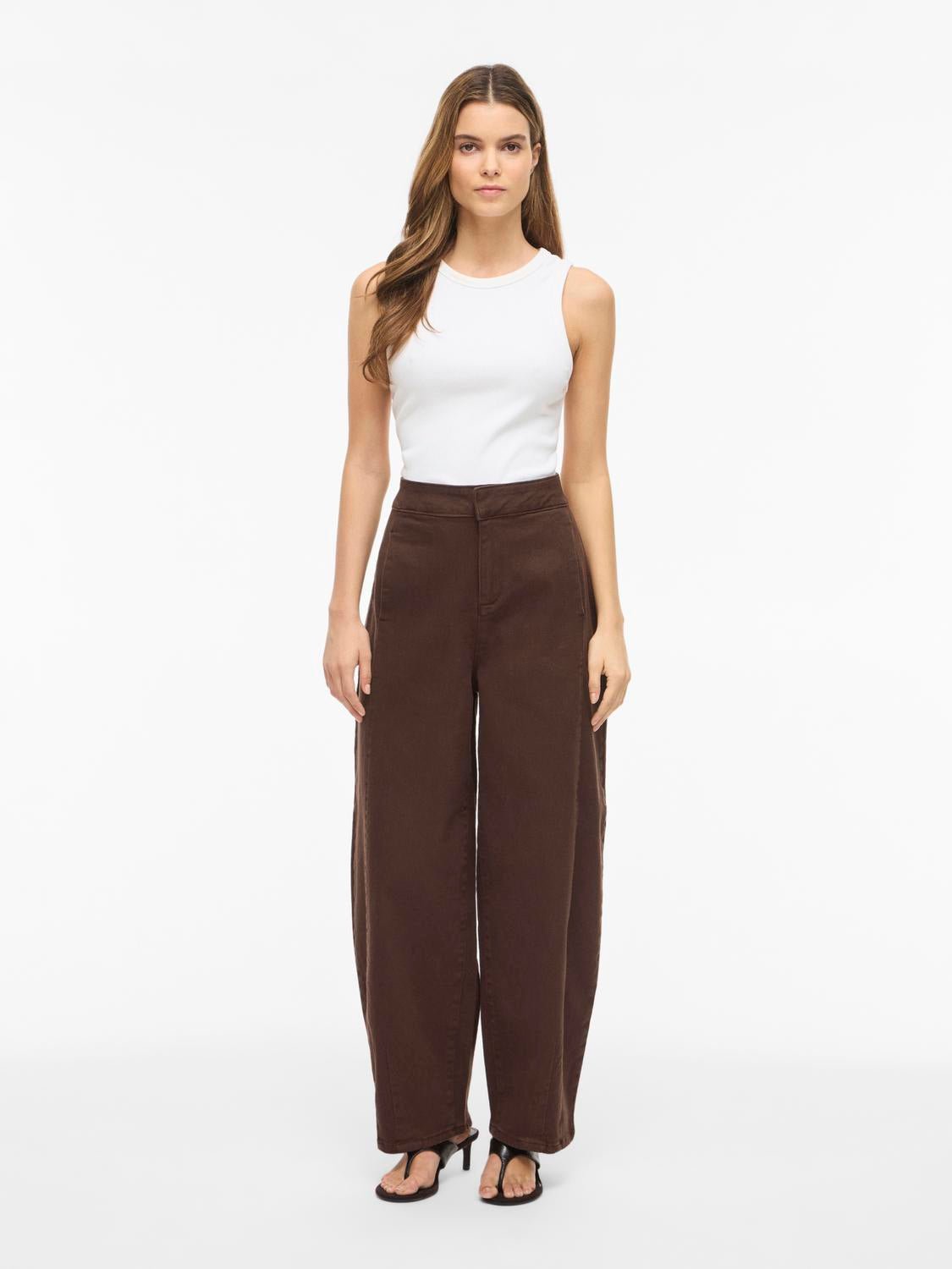 VICHIA Jeans - Coffee Bean - VERO MODA & VILA Bergvik