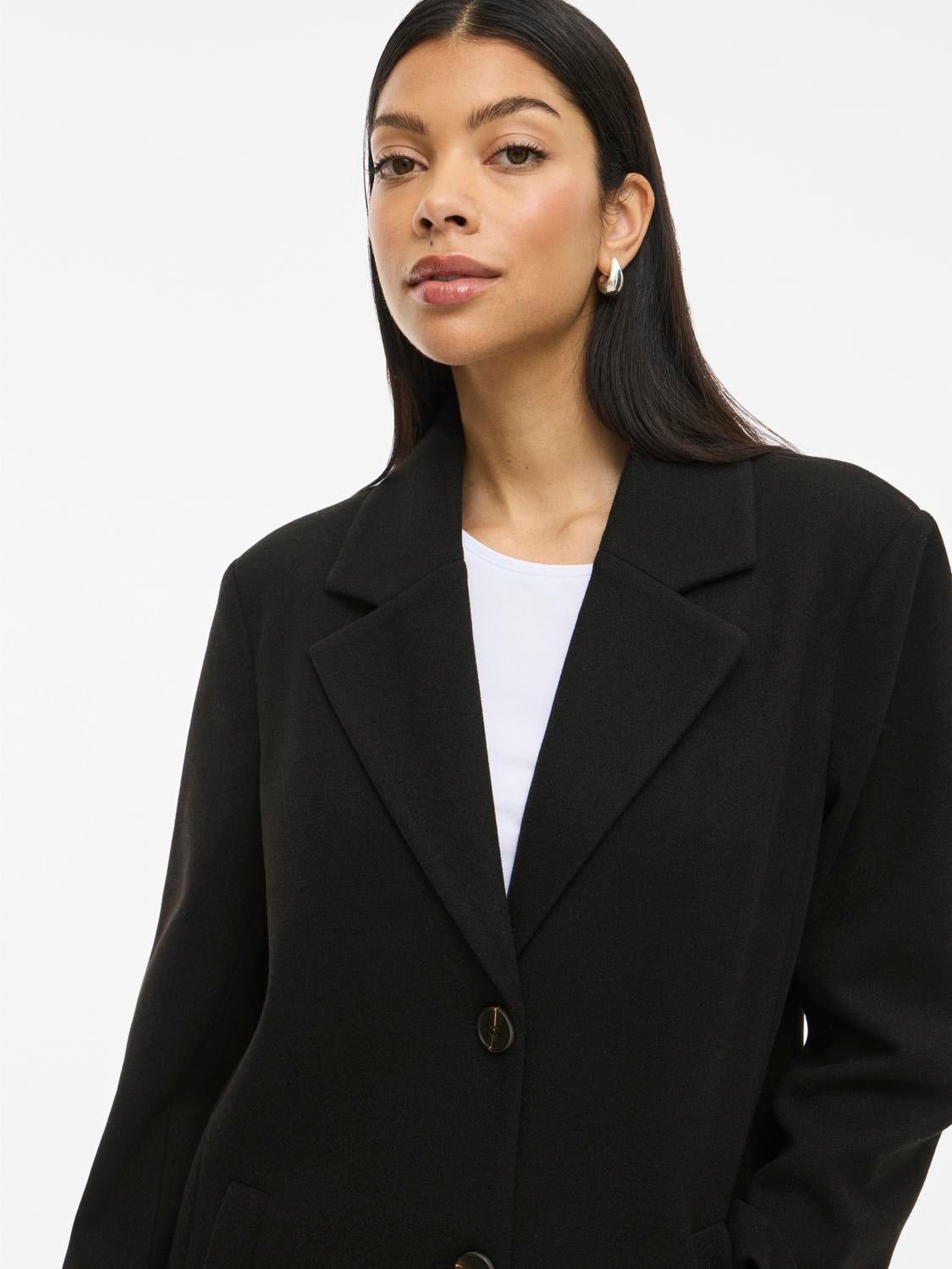 VICLAUDIA Coat - Black Beauty - VERO MODA & VILA Bergvik