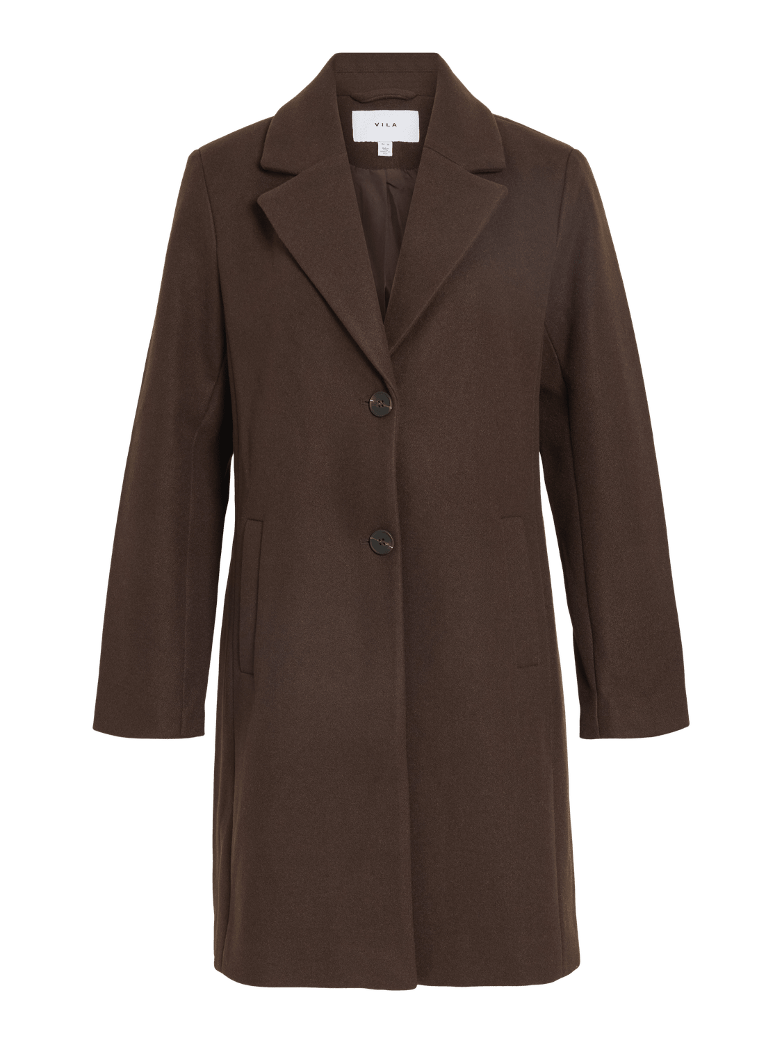 VICLAUDIA Coat - Coffee Bean - VERO MODA & VILA Bergvik